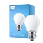 Philips Corepro LED Lustre E27 Esférica Mate 4.3W 470lm - 827 Luz muy Cálida | Reemplazo 40W