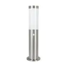 Eglo Lámpara de pedestal Helsinki Acero Inoxidable | IP44 - Apta para 1x E27 - Sensor De Movimiento