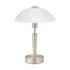 Eglo Lámpara De Mesa Solo 1 Acero Níquel Satinado | IP20 - Apta para 1x E14 