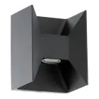Eglo Luz De Pared Morino Al Aire Libre Aluminium Antracita/Grafito  Up & Down  5W 460lm - 830 Luz Cálida