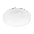 Eglo Pared y Luz de techo Frania-S Acero Blanco 10W 1100lm - 830 Luz Cálida | IP20 