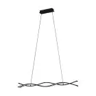 Eglo Colgante De Luz Lasana 3 Acero Aluminium Negro 11W 1500lm - 830 Luz Cálida | IP20