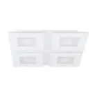 Eglo Luz de techo Padrogia-Z Acero Blanco 9.7W 1170lm - 827-865 Ajustable Blanco + RGB | IP20 - Zigbee Regulable