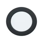 Eglo Empotrado Foco Iluminación de baño Fueva 6 Plástico Negro 6.3W 720lm - 827-840-865 CCT