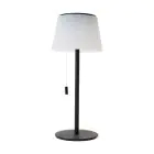 Eglo Lámpara De Mesa Scordiano Solar Acero Negro 2W 220lm - 830-840-865 CCT | IP44 - USB-C
