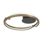 Eglo Luz de techo Mezzomonte Aluminium Acero Bronce Negro 20W 1600lm - 827-865 Ajustable Blanco | IP20 - Regulable 