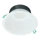 Philips Downlight LED Coreline DN142B Aluminium Blanco 19.2W 2300lm 60D - 830 Luz Cálida | Recorte 200mm - IP20 - Regulable - Blanco Reflector - Emergency