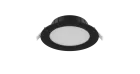 Noxion Downlight LED Hera Plano Empotrado Negro 9W 900lm 80D - 827-830-840 CCT | 132mm - Recorte 120mm