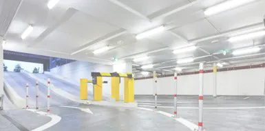 Iluminación para áreas de parking